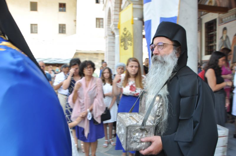 Πανήγυρις τῆς Κοιμήσεως τῆς Ὑπεραγίας Θεοτόκου στήν Ἱερά Μονή Εἰκοσιφοινίσσης